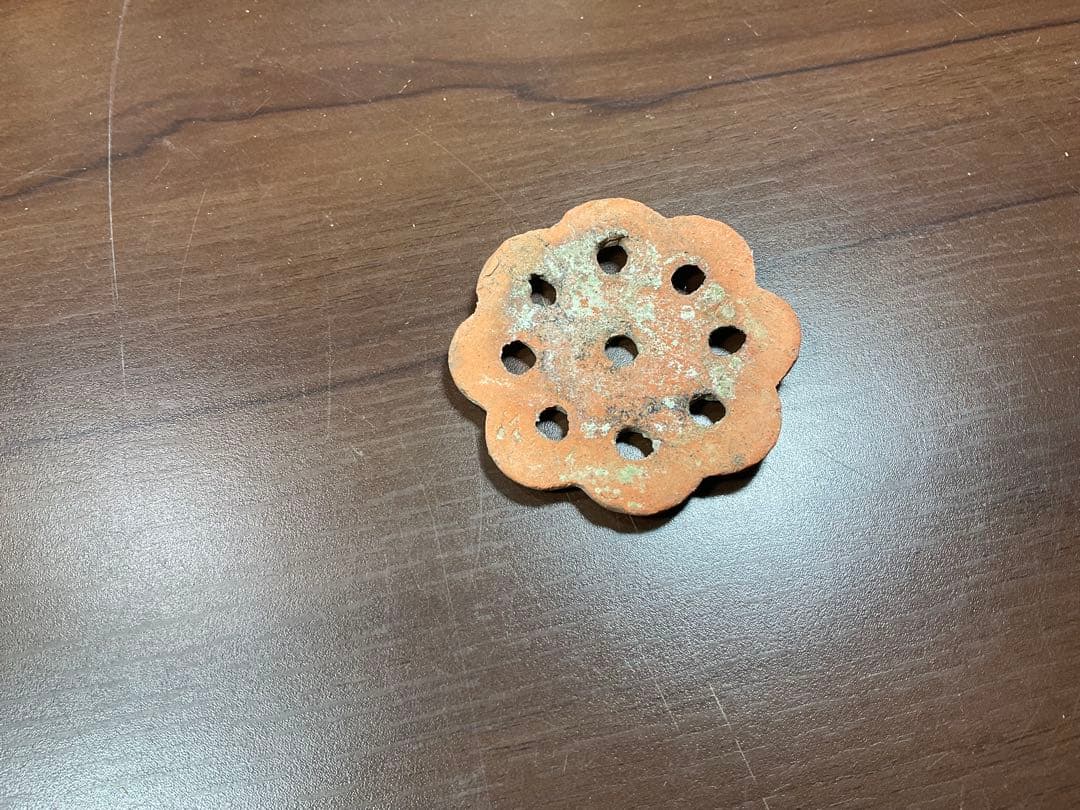 古い蘭鉢「陶香園 龍山在銘品」鶴絵付万年青鉢古美術品(植木鉢盆栽鉢蘭寒蘭旧家)