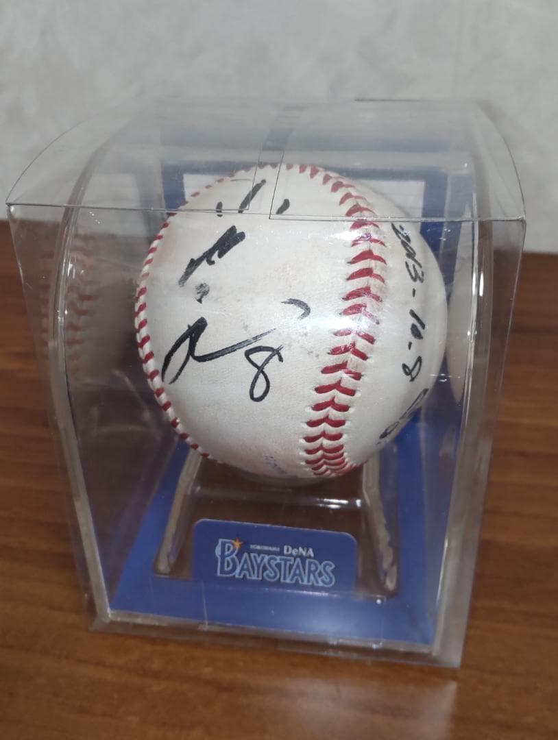 #8 小池正晃選手 直筆サインボール 引退試合 試合球 日付入り ☆ベイスターズ