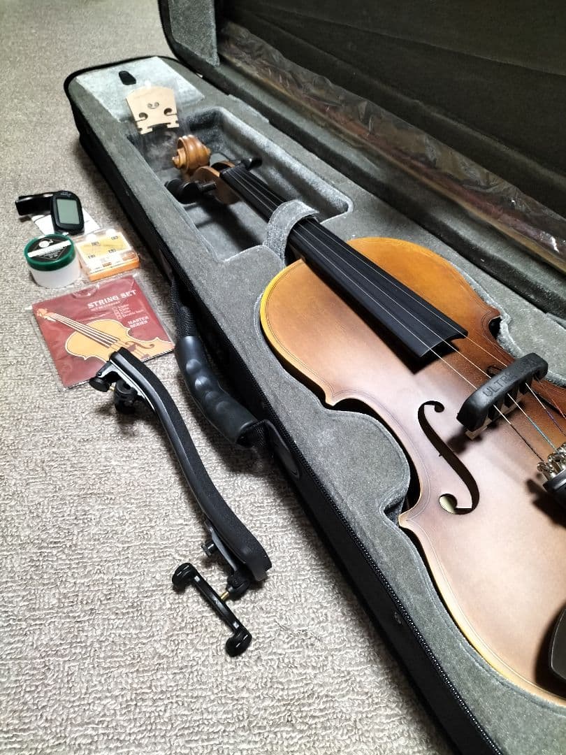 ハルシュタットバイオリン本体 美品 付属品多数♪セミハードケース付♪