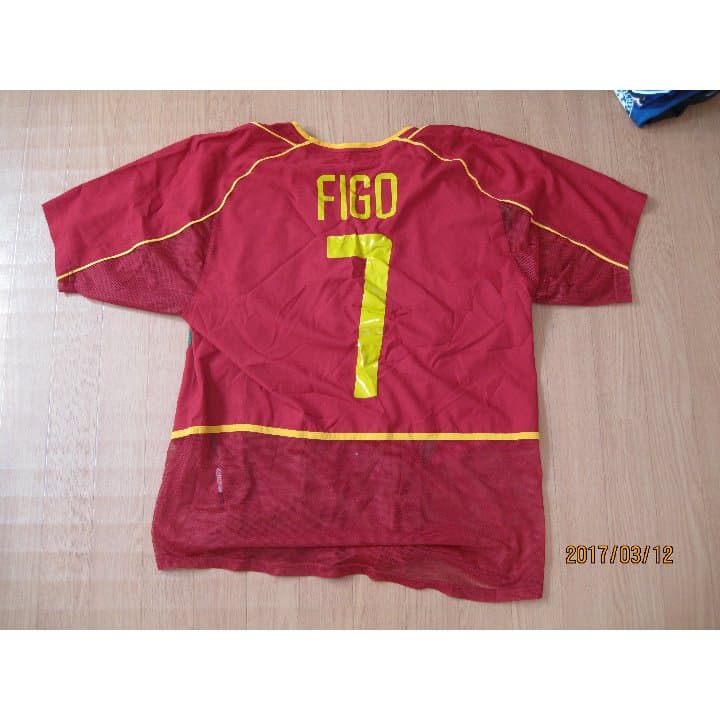 元ポルトガル代表 ルイス・フィーゴ選手 ユニフォーム