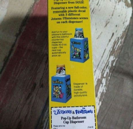 レア！DIXIE　フリントストーン　紙コップ Buthroom Cups