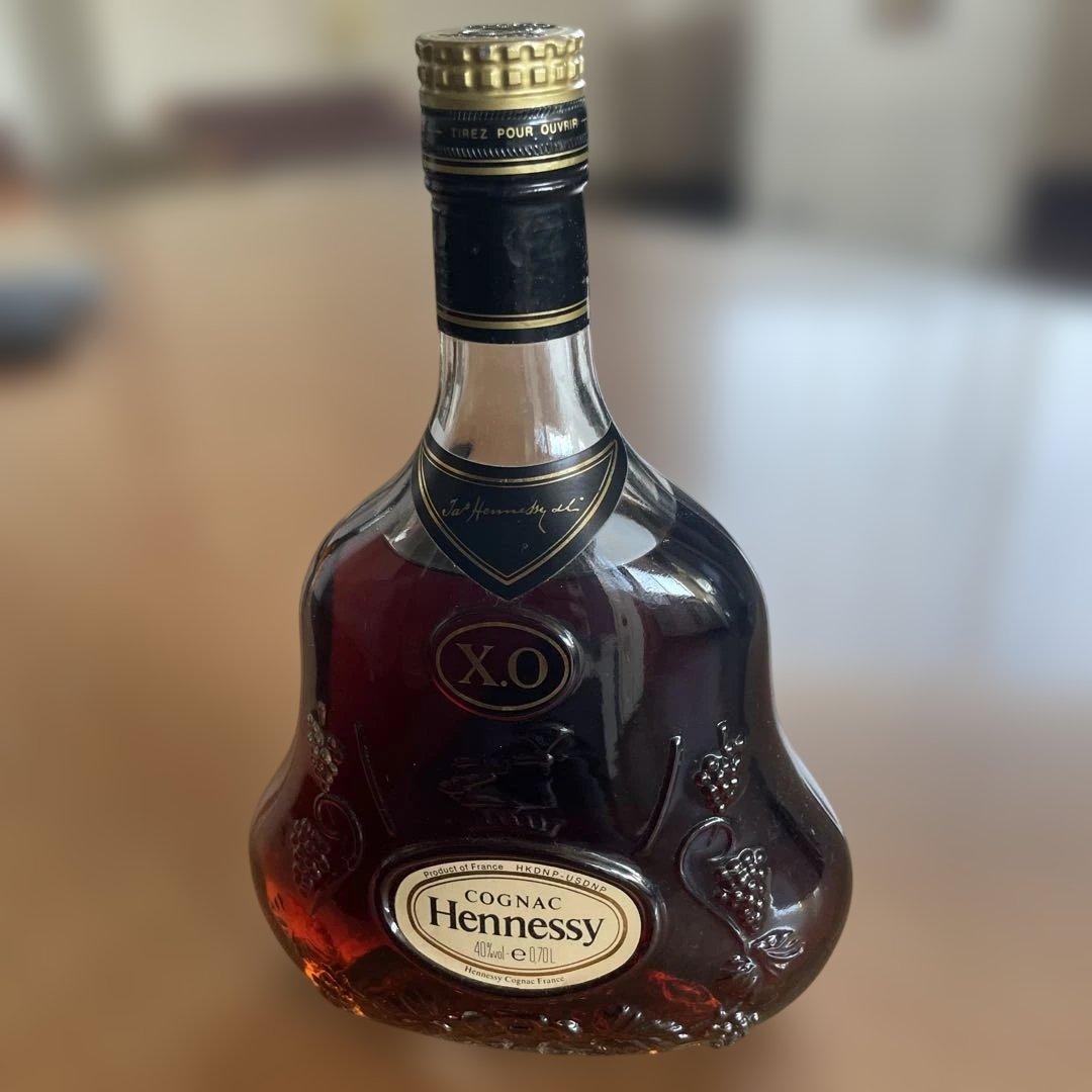 古酒（30年以上）未開封 Hennessy XO コニャック 金キャップ