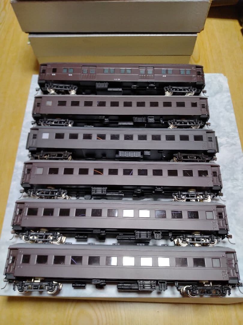 宮沢模型　HOゲージ　オハ35系旧型客車6両　ブラスモデル