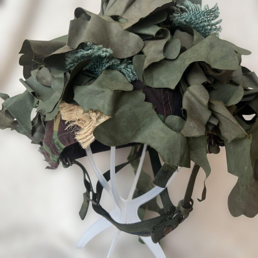 イギリス軍 M76 空挺部隊ヘルメット DPM カバースクリム付き