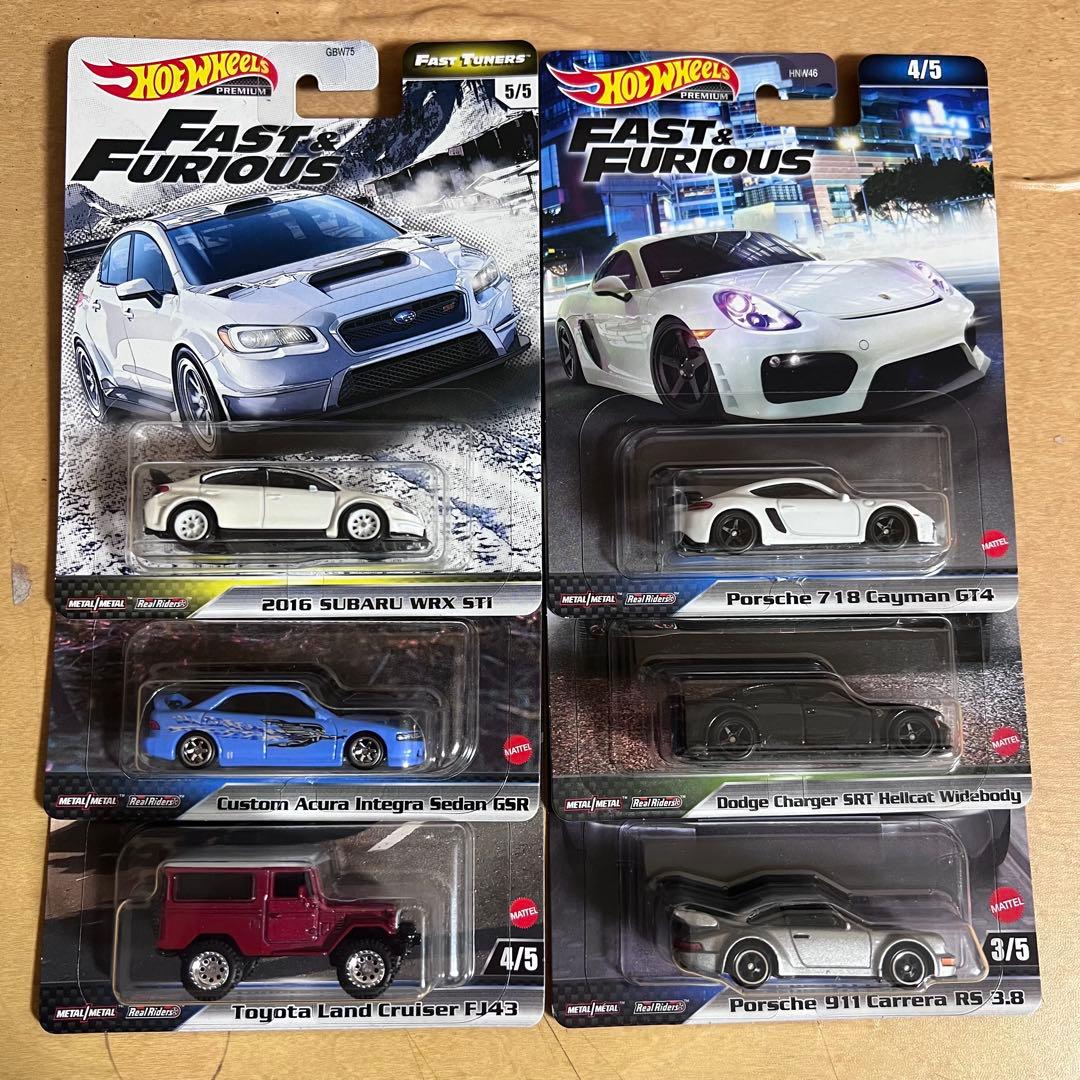 ホットウィール ワイルド・スピード 6セット