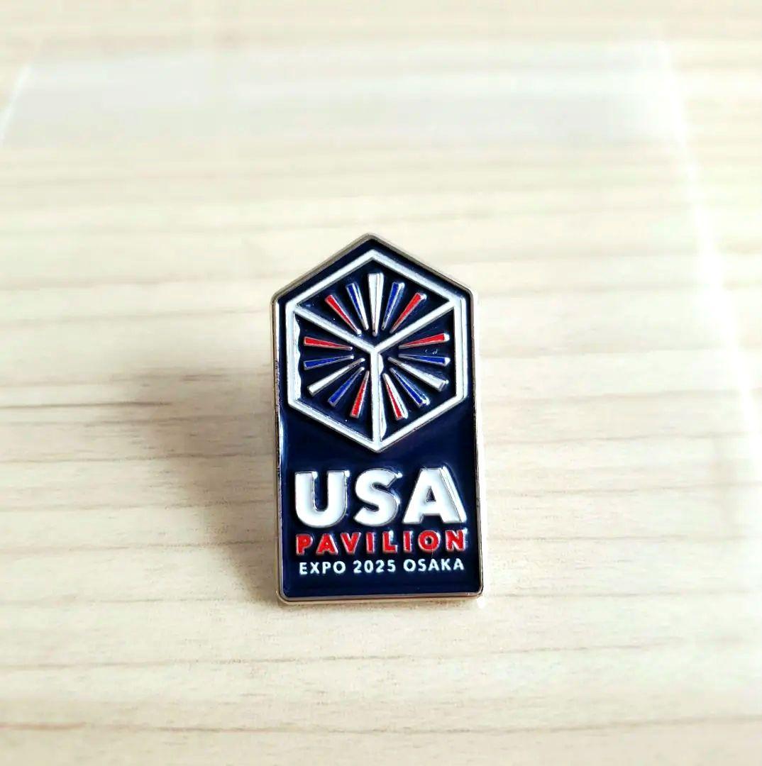 【非売品・関係者限定】大阪・関西万博2025 アメリカ パビリオン　ピンバッジ