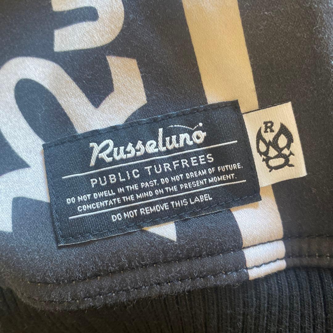 Russeluno ロゴプリント フーディ XLサイズ