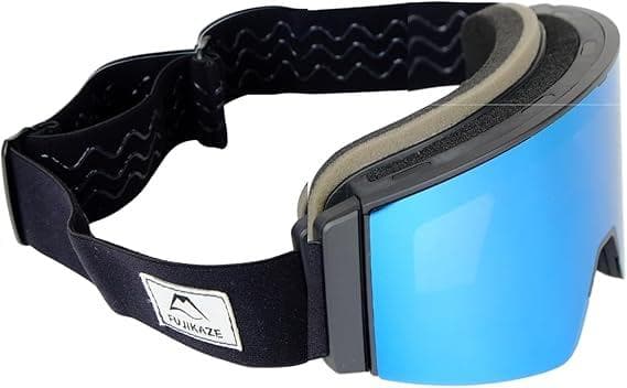 [FUJIKAZE] 電熱ゴーグルSNG-03 ブルー(グレーレンズ)