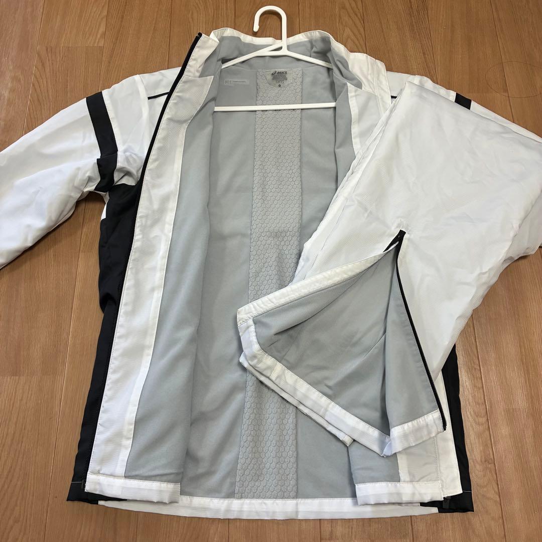 アシックス　ジャージ　ウィンドブレーカー　上下