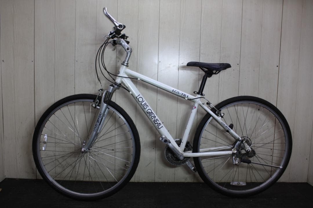 ルイガノ LGS-TR1 700C アルミ シマノ24速 420mm 白クロス