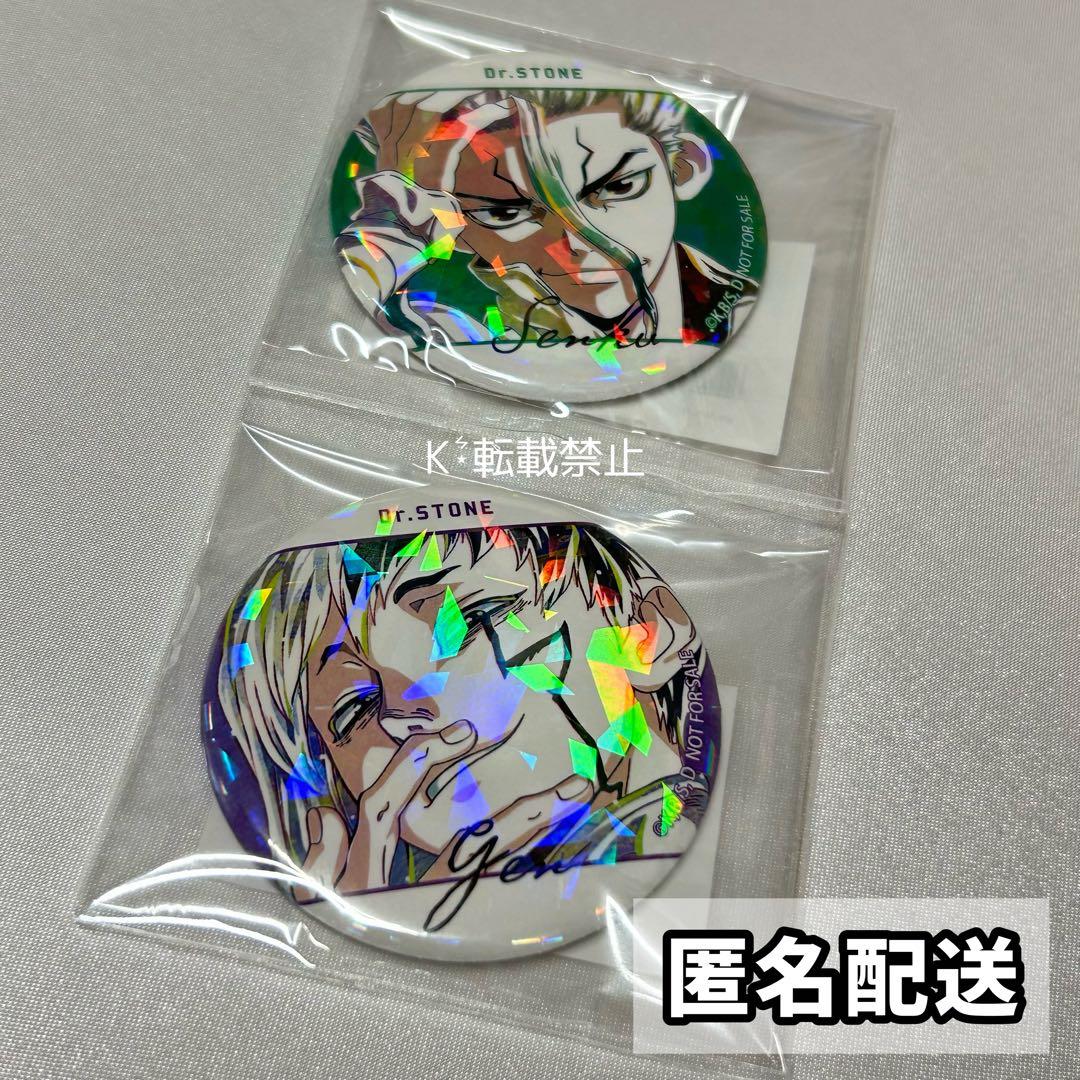 Dr.STONE Ani-Art box特典 ホログラム缶バッジ 千空 ゲン