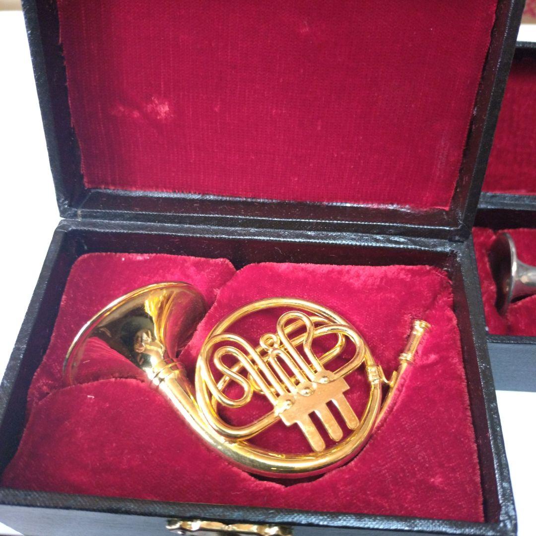 ミニ楽器セット ゴールド仕上げ