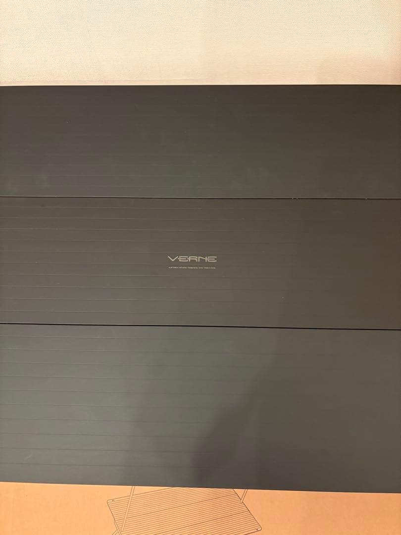 VERNE FLAT TABLE L ブラック　ベルン　フラットテーブル