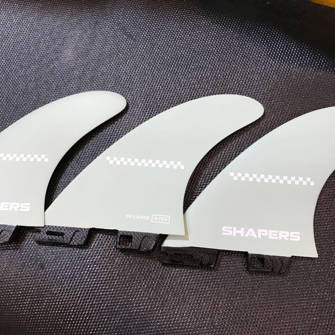 SHAPERS S-TEK サーフボードフィン 3枚セット SS-LARGE