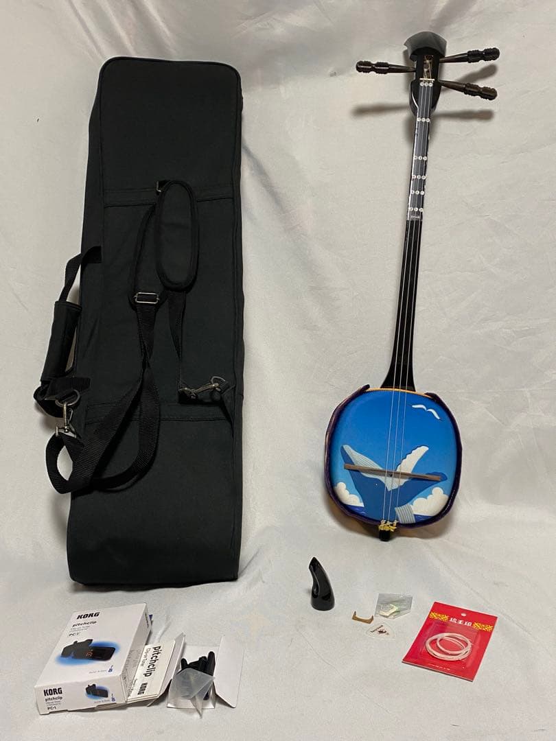 2616❣️ 新城工作所　沖縄　三線　セット