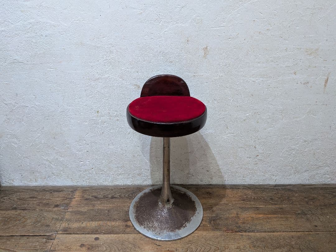 1119 ヴィンテージ　当時物　カウンターチェア　椅子　イス　ミッドセンチュリー