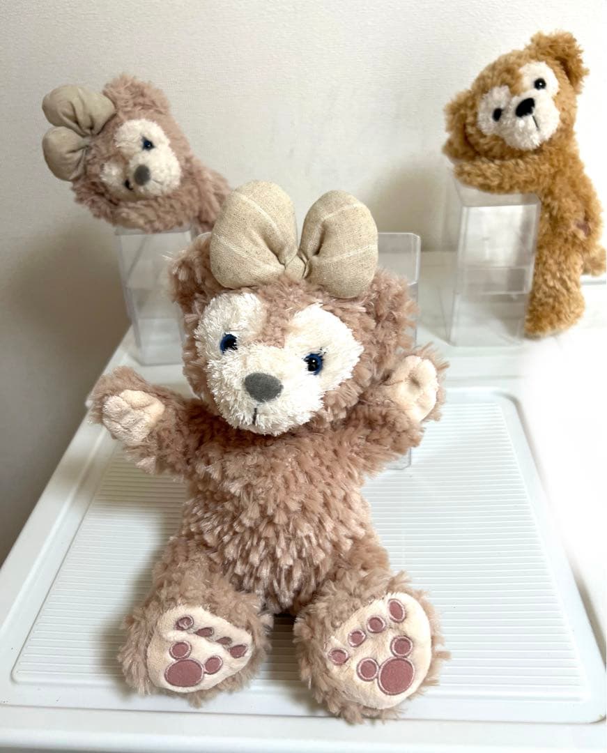 シェリーメイ、ダッフィーのぬいぐるみポーチ、パペット