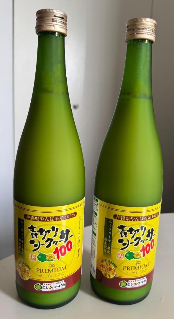 【新品・未開封】６本　青切りシークワーサー プレミアム100 720ml