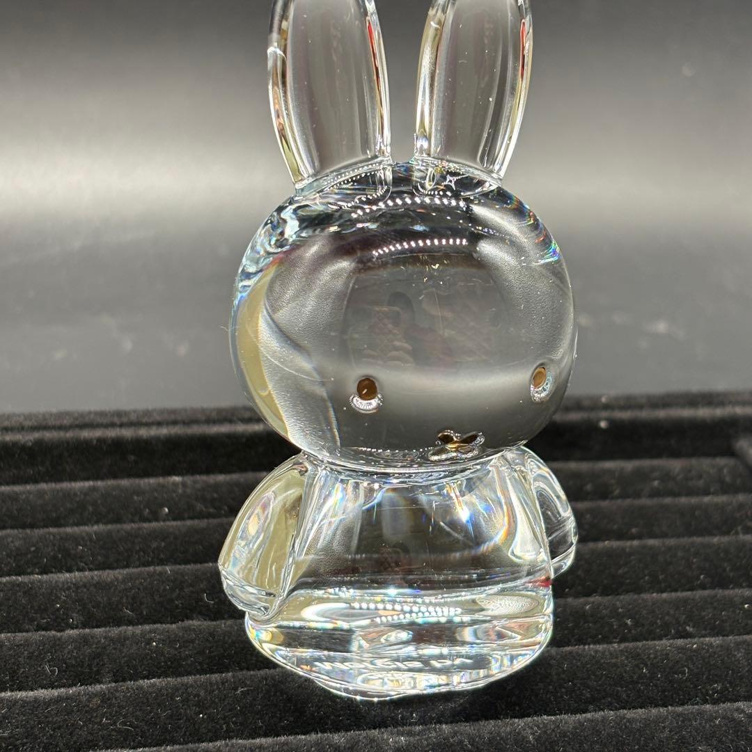 箱付き　バカラ クリスタル フィギュリン 置物　ミッフィー　　no.175