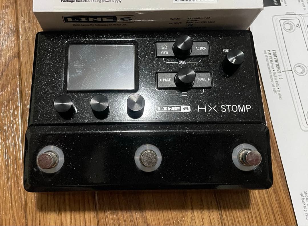 Line6 HX Stomp ギタープロセッサー