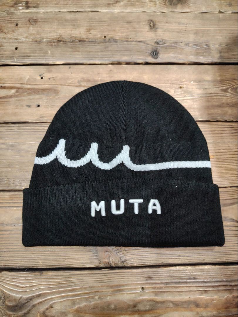 MUTA MARINE ニット帽 黒