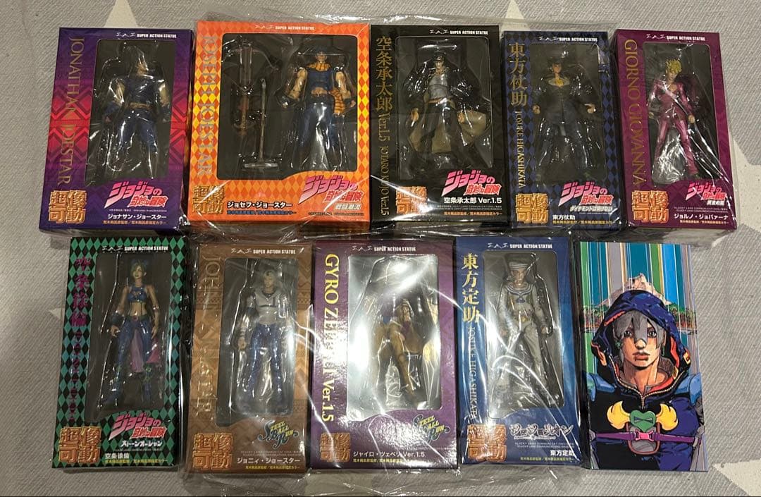 ジョジョの奇妙な冒険 超像可動 10体セット