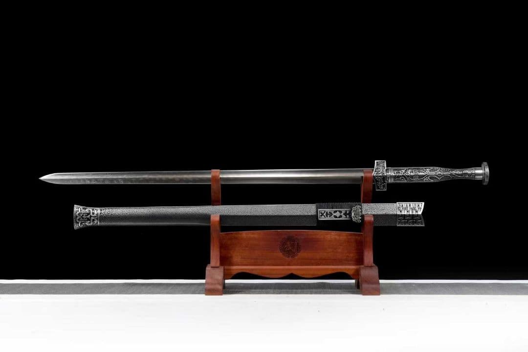 【素影漢剣】古兵器 武具 刀装具 日本刀　模造刀 居合刀 武士道 鑑賞用 美術刀