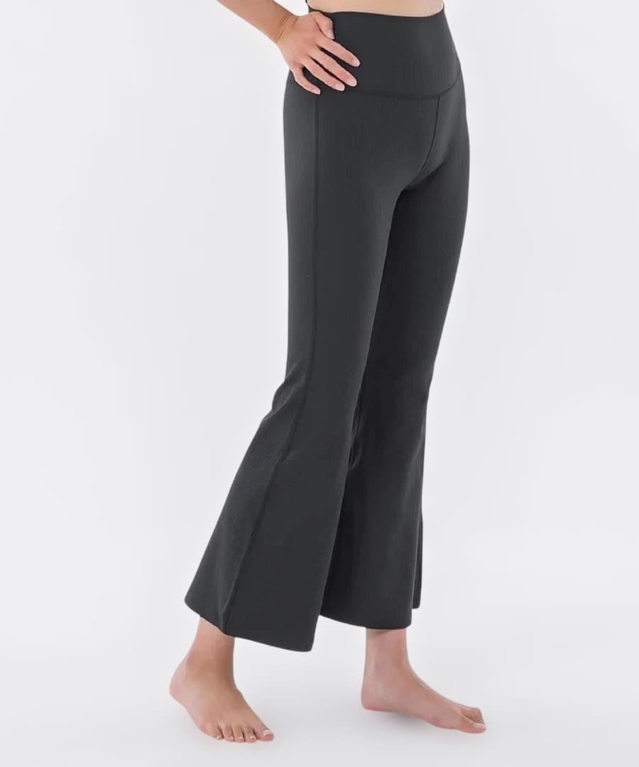 【SUKALA】ベーシックリブフレアパンツS