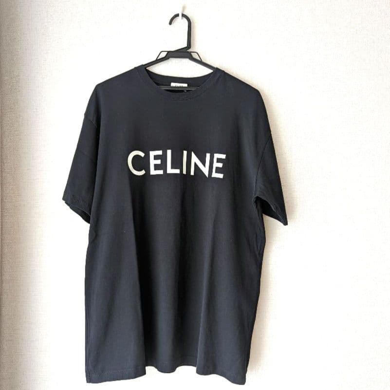 セリーヌ　Tシャツ　ブラック　Mサイズ