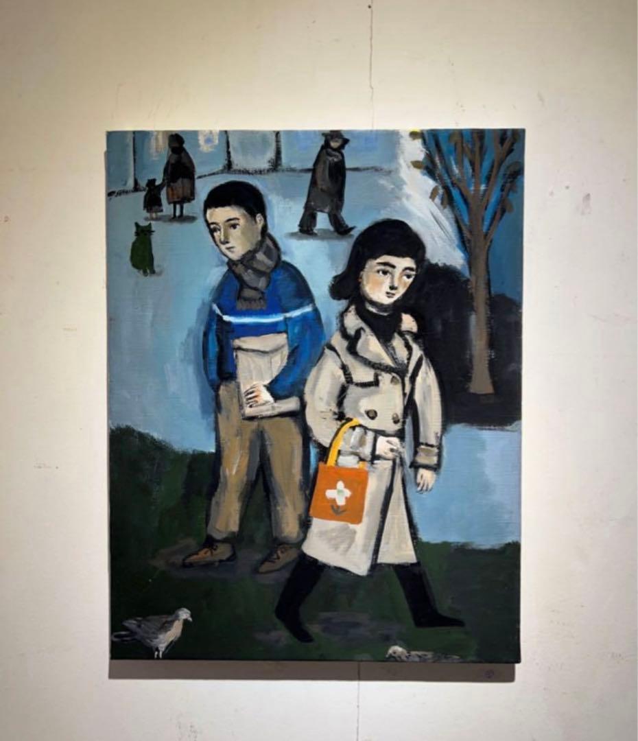 坂巻弓華　原画　ペインティング