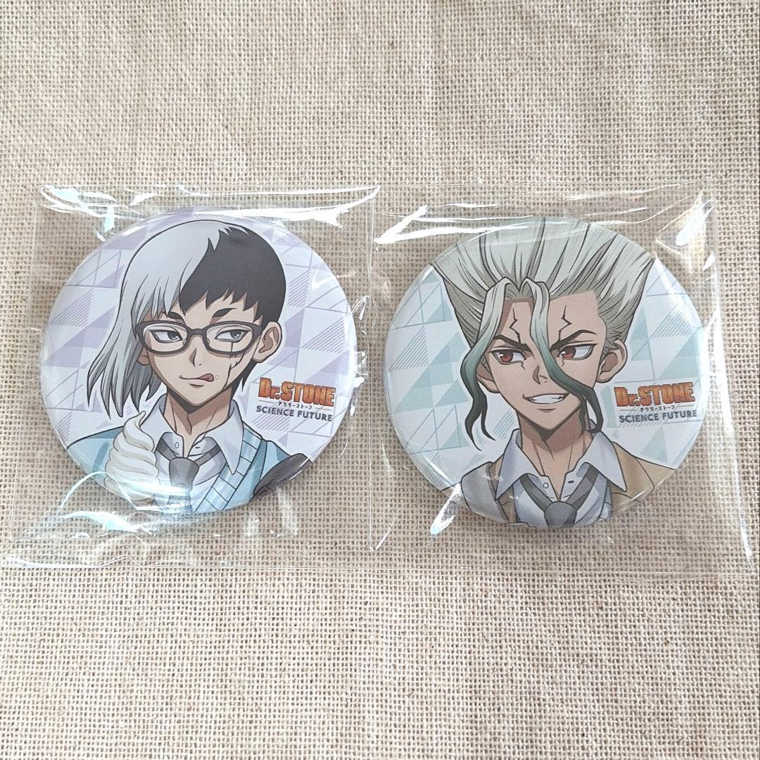 E*L様 【新品未開封品】Dr.STONE 円盤特典 缶バッジ 石神千空 あさぎ