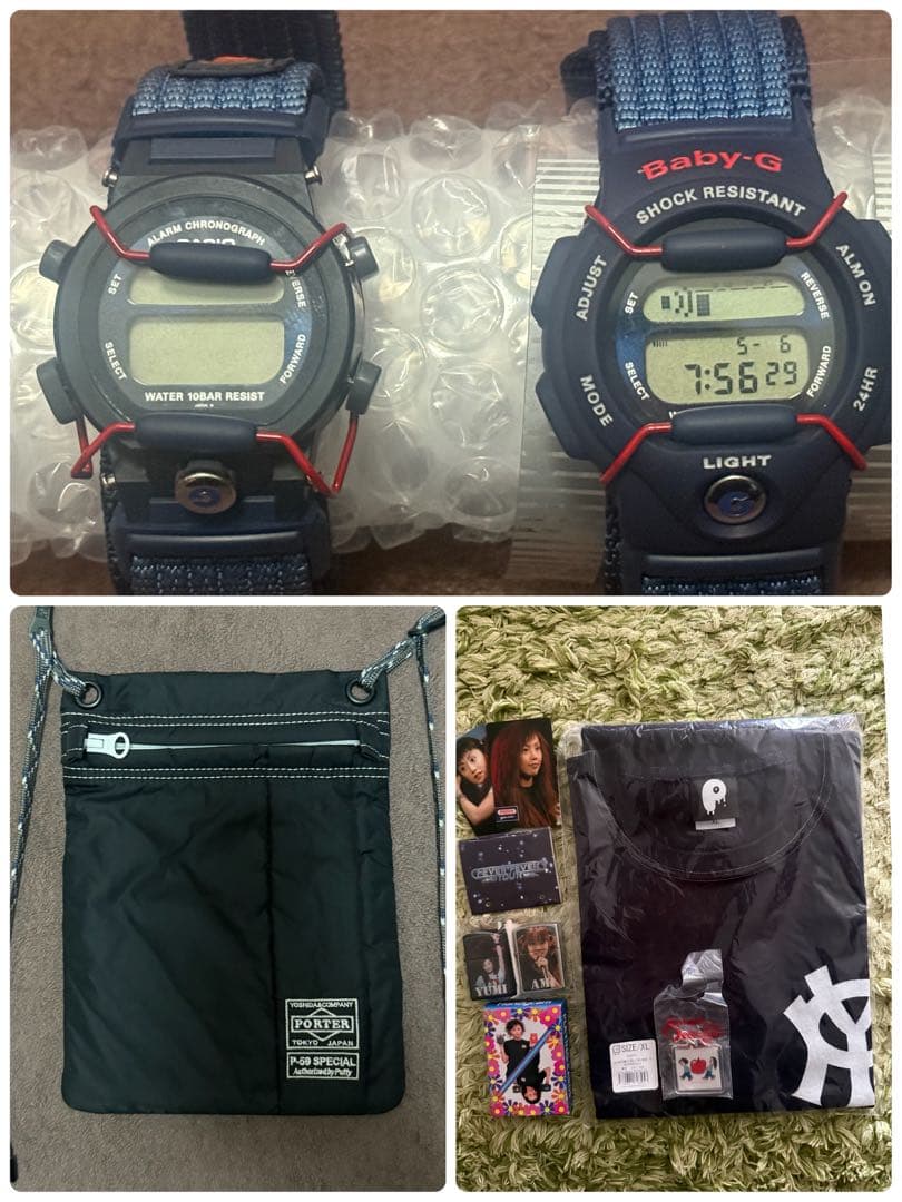 PUFFY×baby-G PY Tシャツ ポーター 他グッズセット