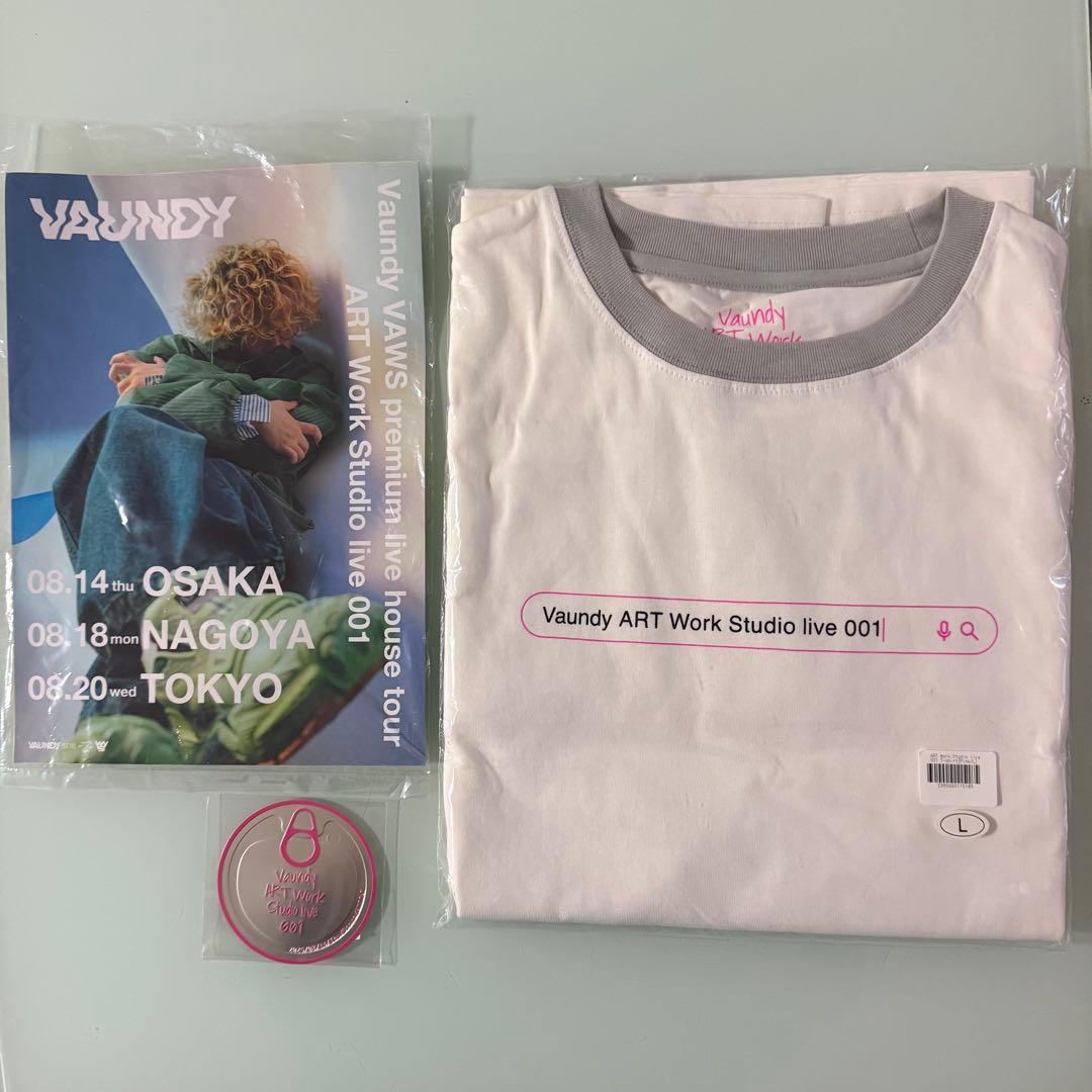 Vaundy ライブハウス Tシャツ ステッカー 大阪 ピンク