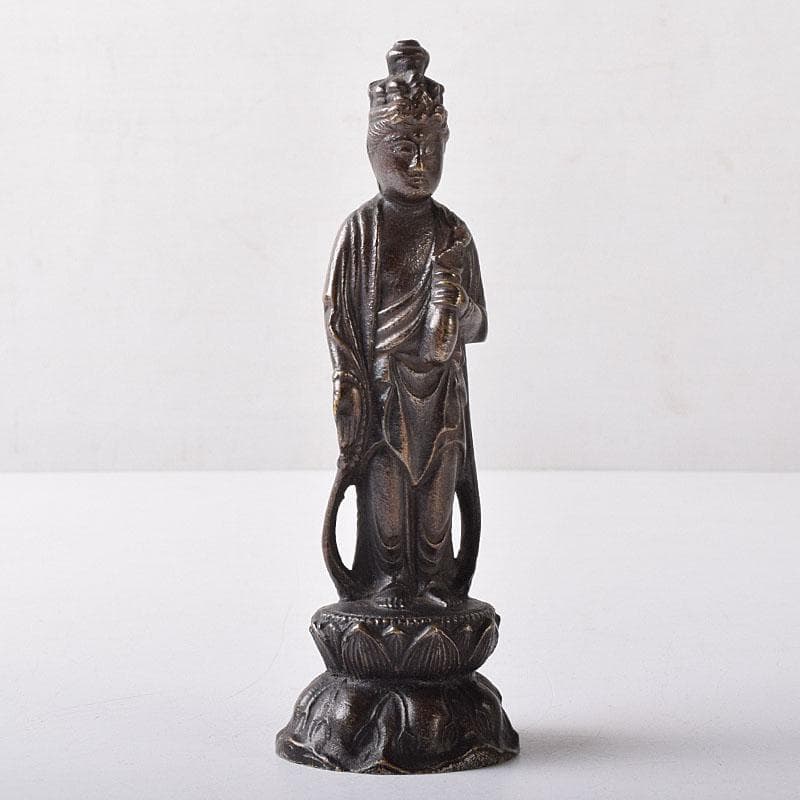 仏教美術　古銅　仏像　置物　V　R8392
