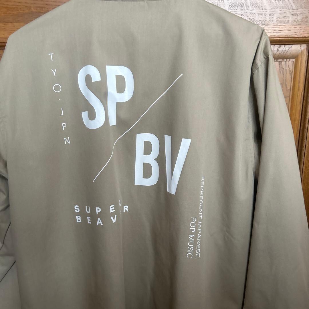 スーパービーバー　Lサイズ　受注生産コーチジャケット　中古　ベージュ