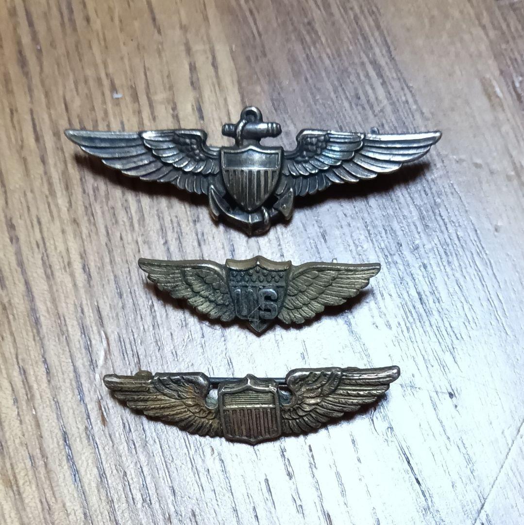 海兵隊 海軍 空軍　バッジセット