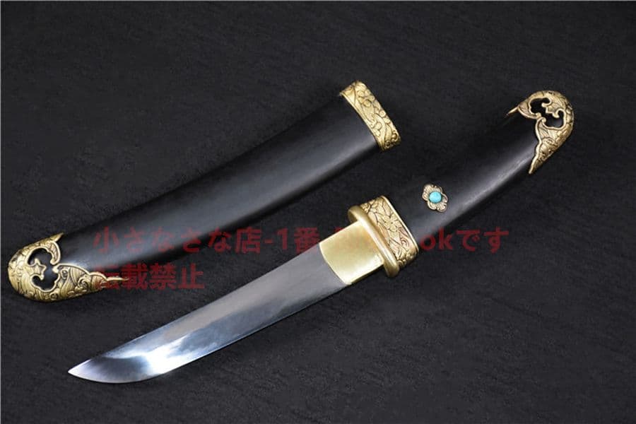 梅ナイフ 古兵器   武具　刀装具　日本刀　模造刀   居合刀 短刀