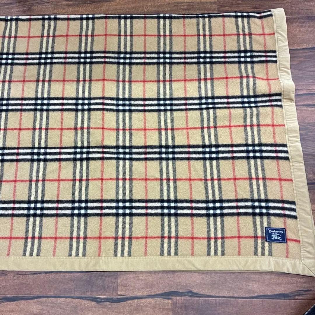 Burberry 大判毛布　ウール　100% 西川