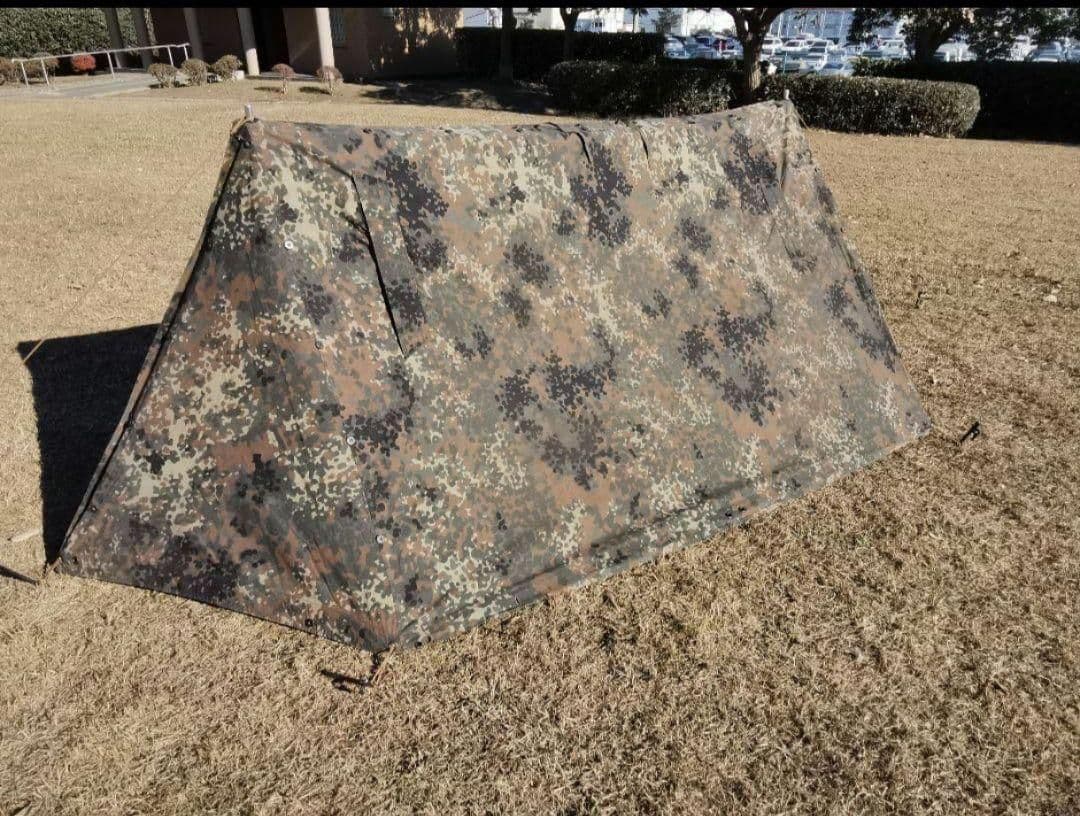 Bランク　ドイツ軍　軍幕　パップテント　シェルターハーフ　2