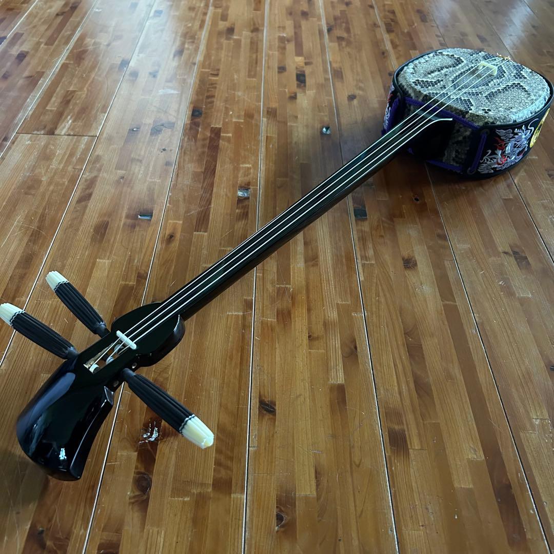 ◼️宮古島から◼️新品未使用◼️本皮三線◼️初心者の方にも◼️