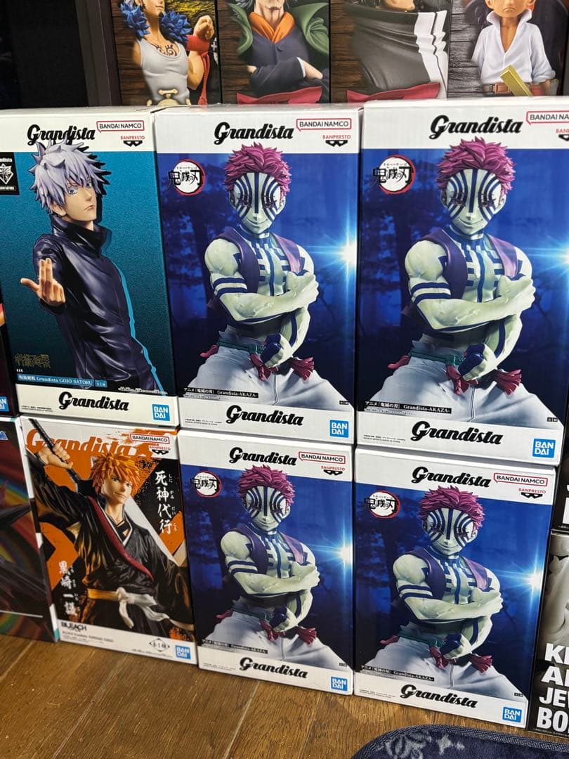 Grandista 猗窩座4体　黒崎一護　五条悟　おまけにルフィ付　最終値下げ