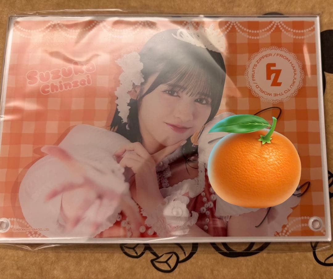 FRUITS ZIPPER 鎮西寿々歌B賞　アクリルフォトパネル