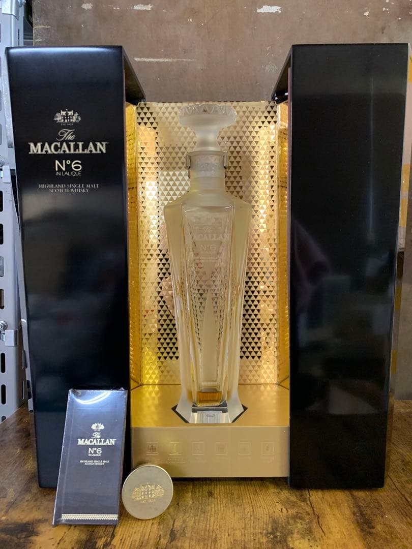 マッカラン Macallan No.6 クリスタル デカンタ 空瓶 コルク付き