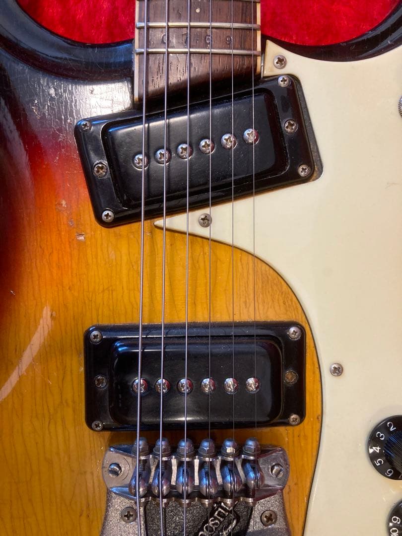 Mosrite1965年製The Ventures Model（ピックアップ交換