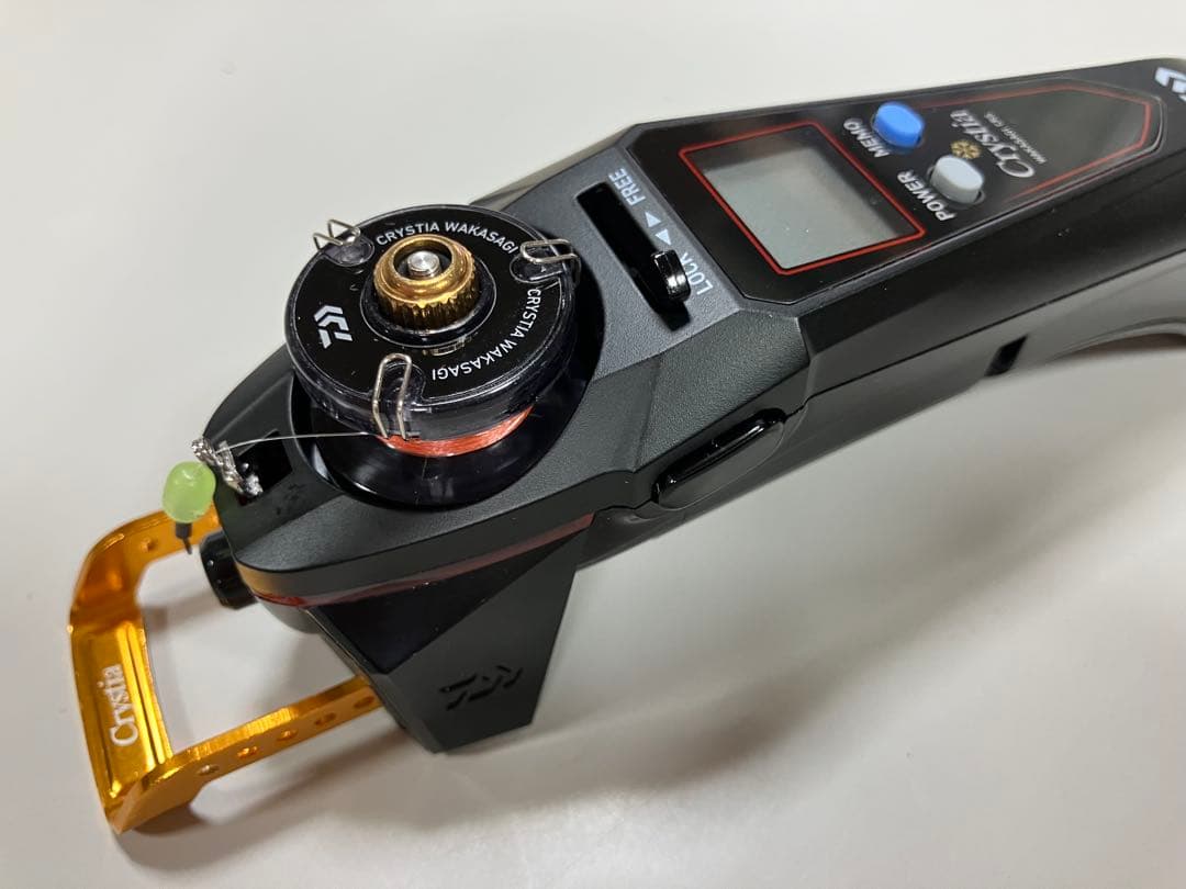 未使用　ワカサギ電動リール　クリスティア CRS ライン.ふんばるレッグ他