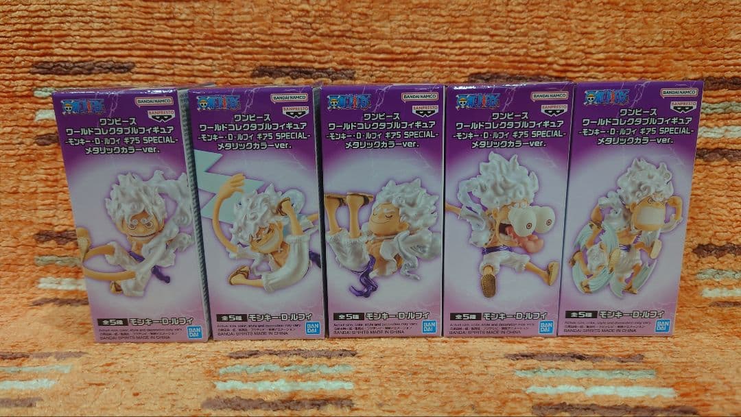 ワンピース ワーコレ ギア5 ニカ メタリック 5点セット 海外正規品