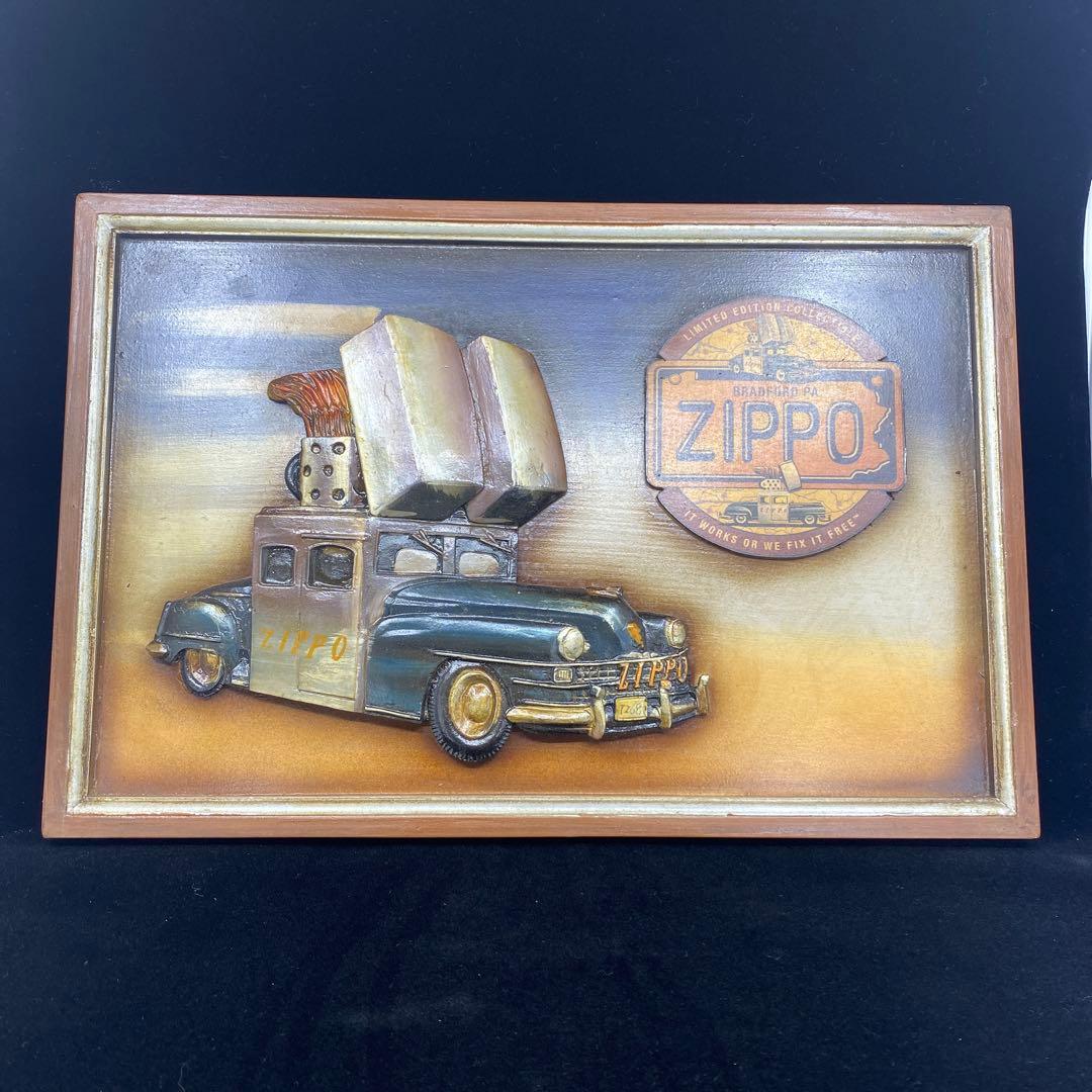 Zippo 壁掛け 立体アート 木製パネル レトロ