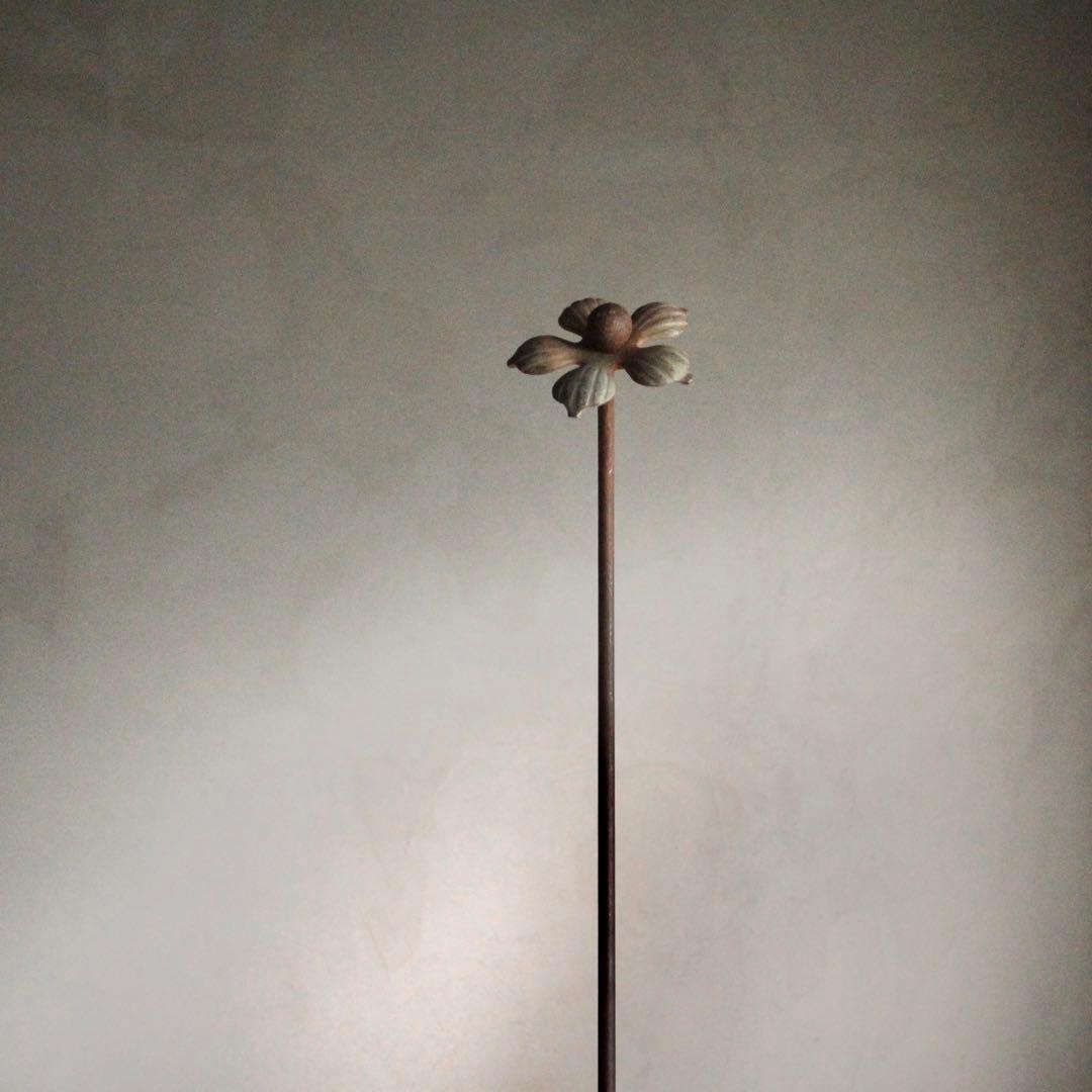 オブジェ 鉄の花 古道具 アンティーク ブロカント