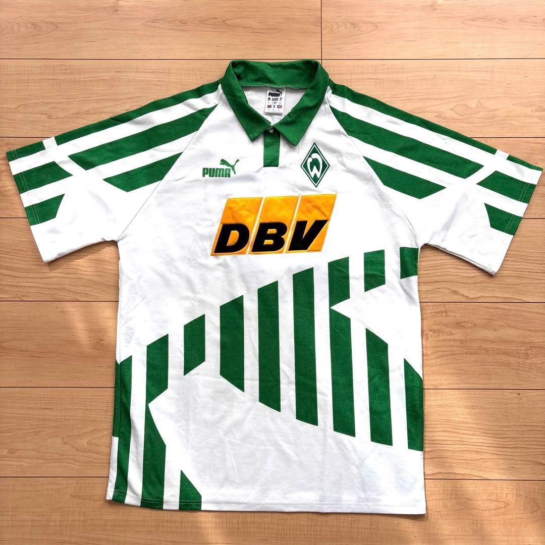 【希少/ドイツ製】90s ヴェルダー・ブレーメン PUMA ユニフォーム L17