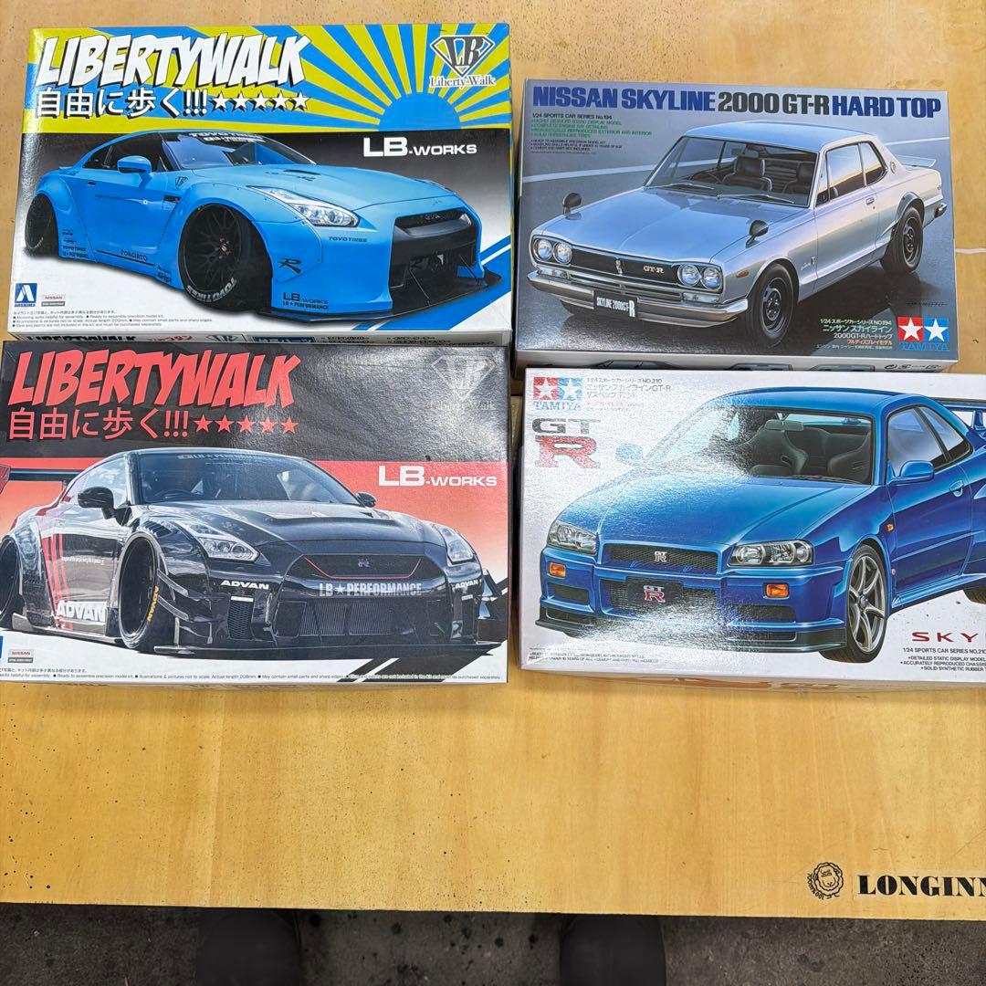 GT-R 1/24 4台まとめ売り❣️